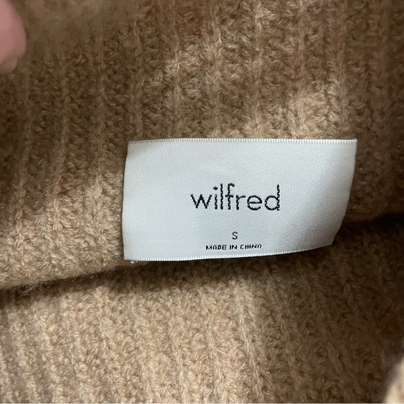Wilfred Tan Ribbed Sweater - Picture 6 of 8